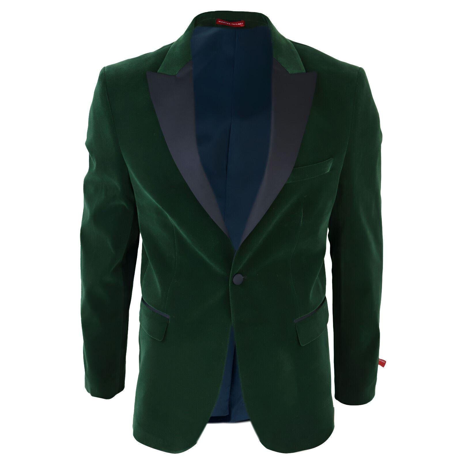 Velvet Dinner Tuxedo Suit Jacket Blazer by INFINITY LEATHER