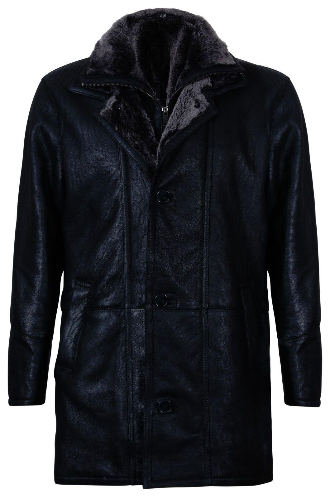 Warm Shearling Sheepskin Leather Coat-Florence by INFINITY LEATHER