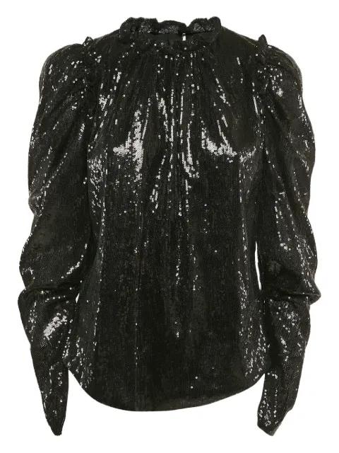 sequin-embellished blouse by INGIE PARIS