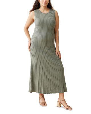 Knit Maternity Maxi Dress by INGRID&ISABEL