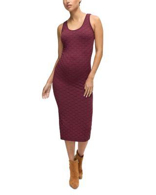 Seamless Midi Maternity Dress by INGRID&ISABEL