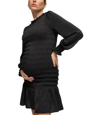 Smocked Maternity Dress by INGRID&ISABEL