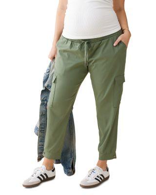 Soft Maternity Cargo Pants by INGRID&ISABEL