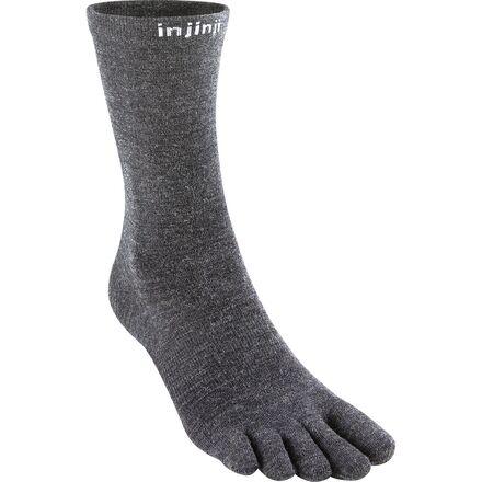 Liner Wool Crew Sock by INJINJI