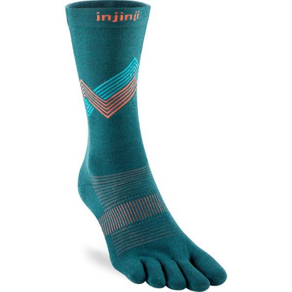 Run Lightweight Crew Socks by INJINJI