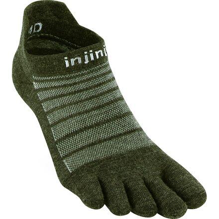 Run Lightweight Wool No-Show Sock by INJINJI