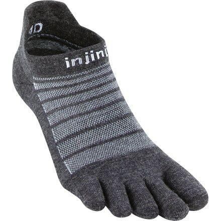 Run Lightweight Wool No-Show Sock by INJINJI