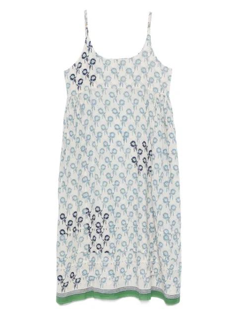 floral-print midi dress by INJIRI