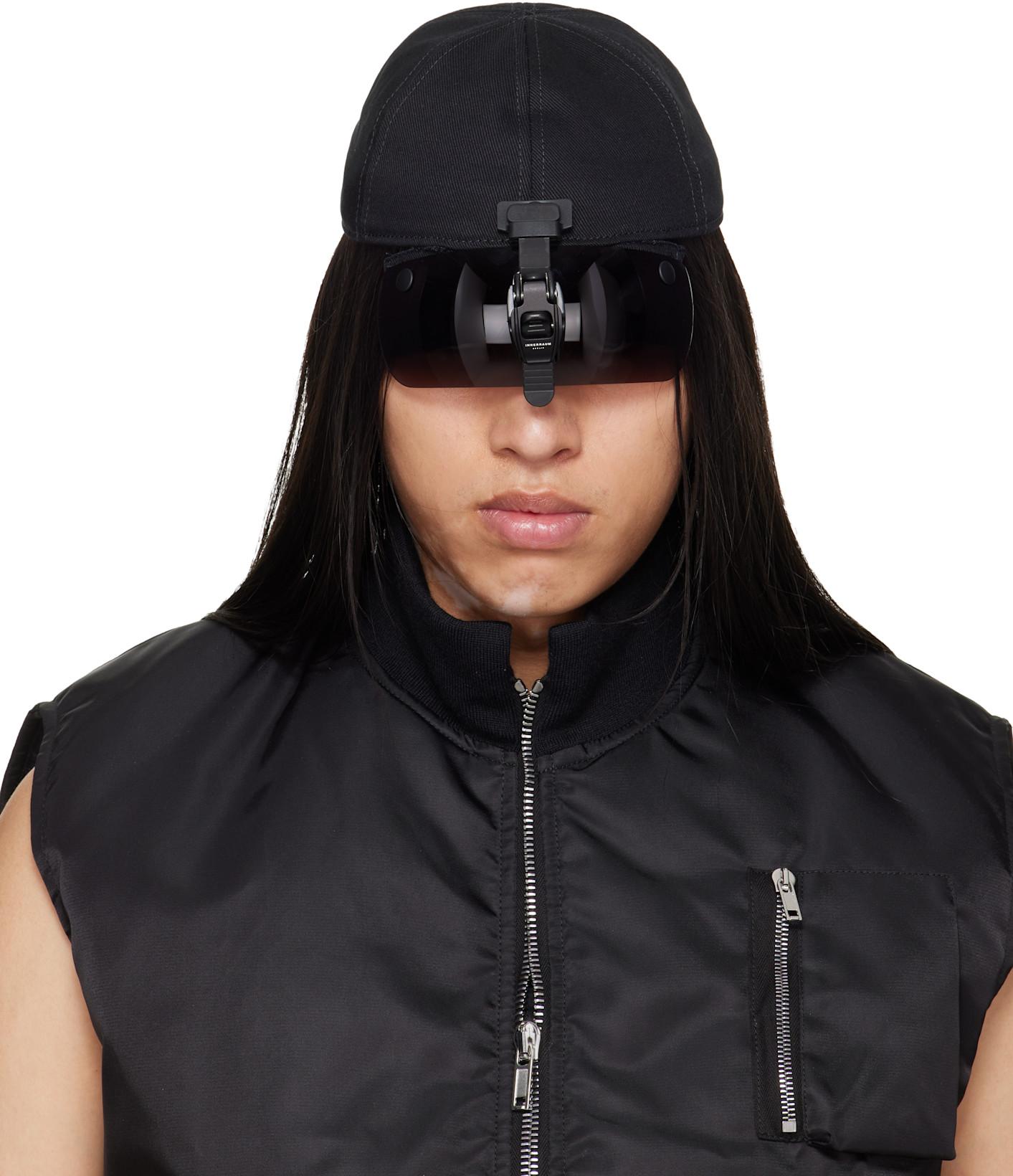 Black Object C12 Visor Baseball Cap by INNERRAUM