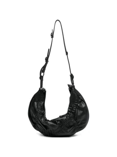 gathered-detail messenger bag by INNERRAUM