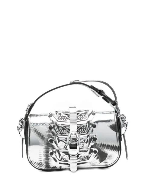 metallic-buckle patterned tote bag by INNERRAUM