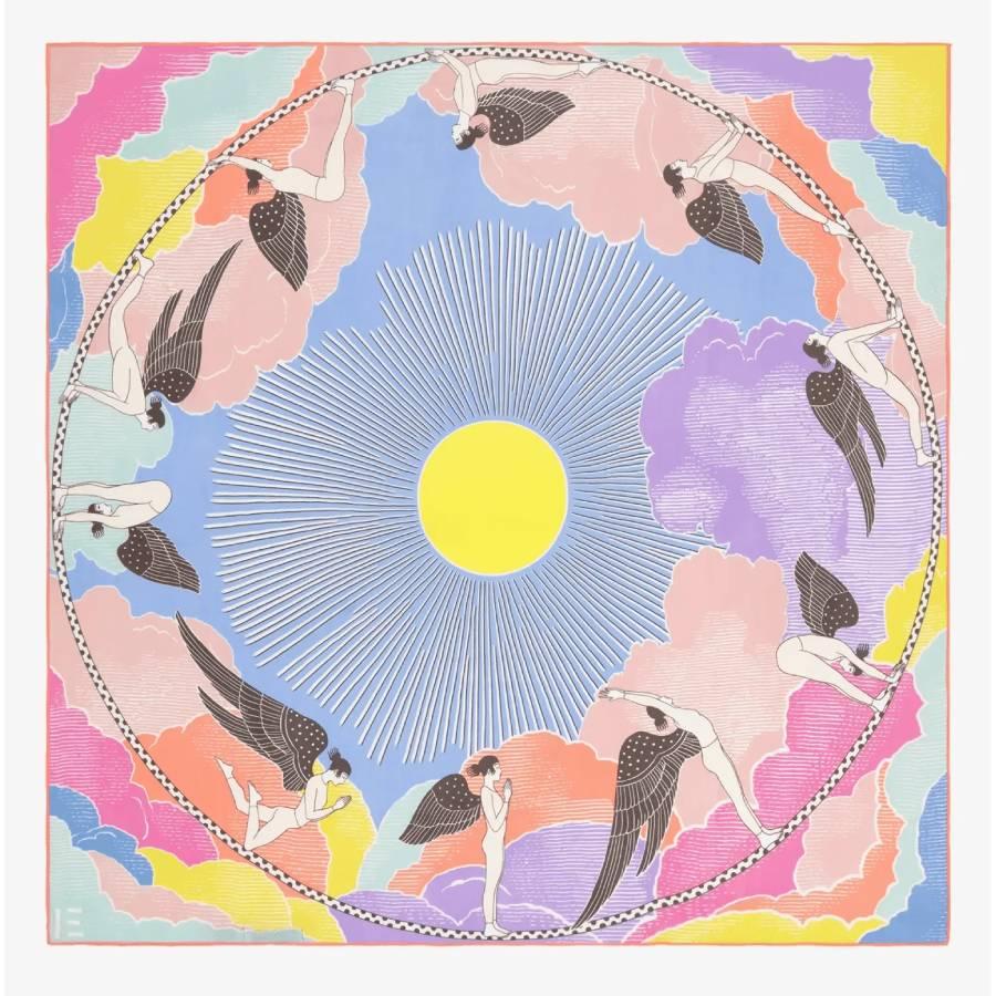 Inoui Editions Square 100 Yoga Scarf by INOUITOOSH