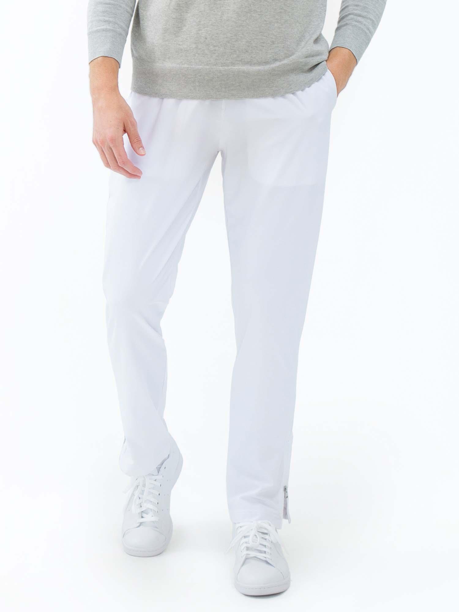 Classic Men's Tennis Pants in White by INPHORM