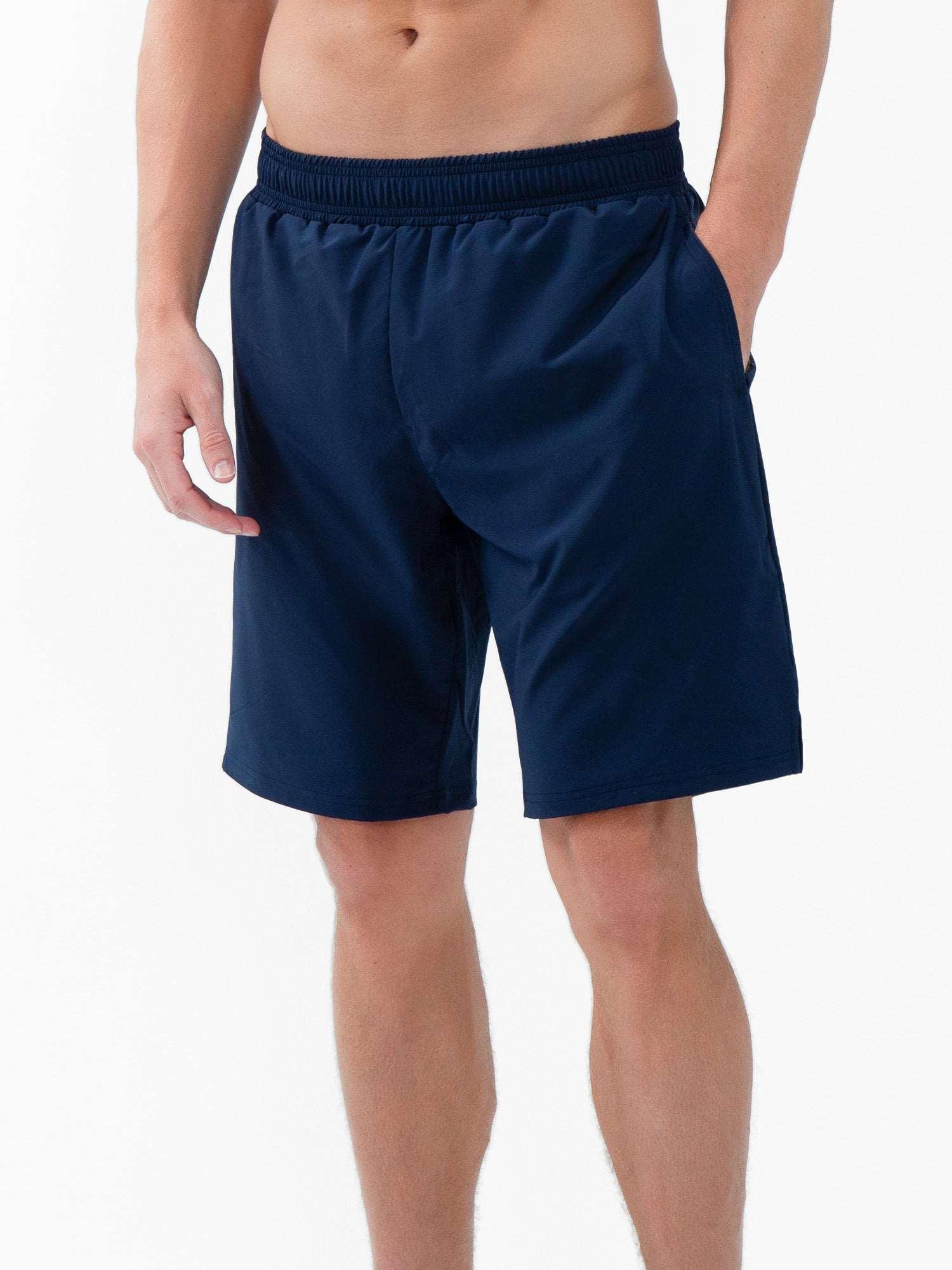 Classic Performance Men's Tennis Shorts in Midnight by INPHORM