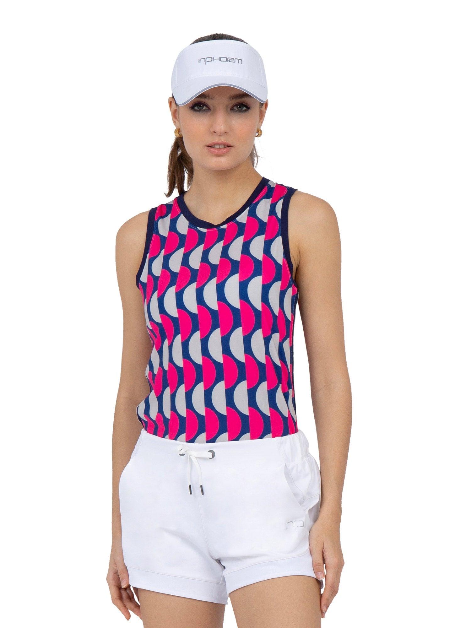 Performance Tank UPF 50+ Antimicrobial inPhorm | Geo Print by INPHORM