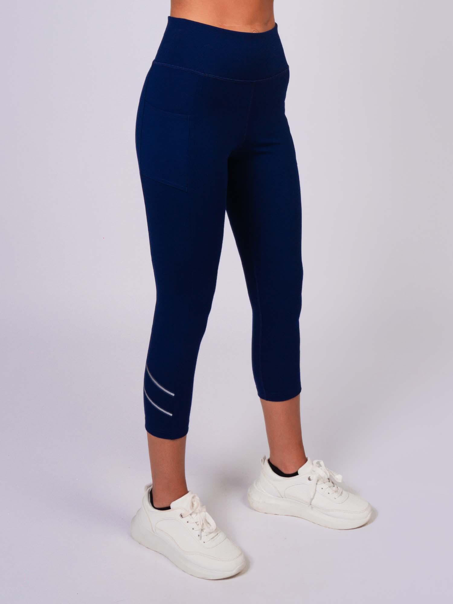 Women's Capri Leggings in Ink / Silver by INPHORM