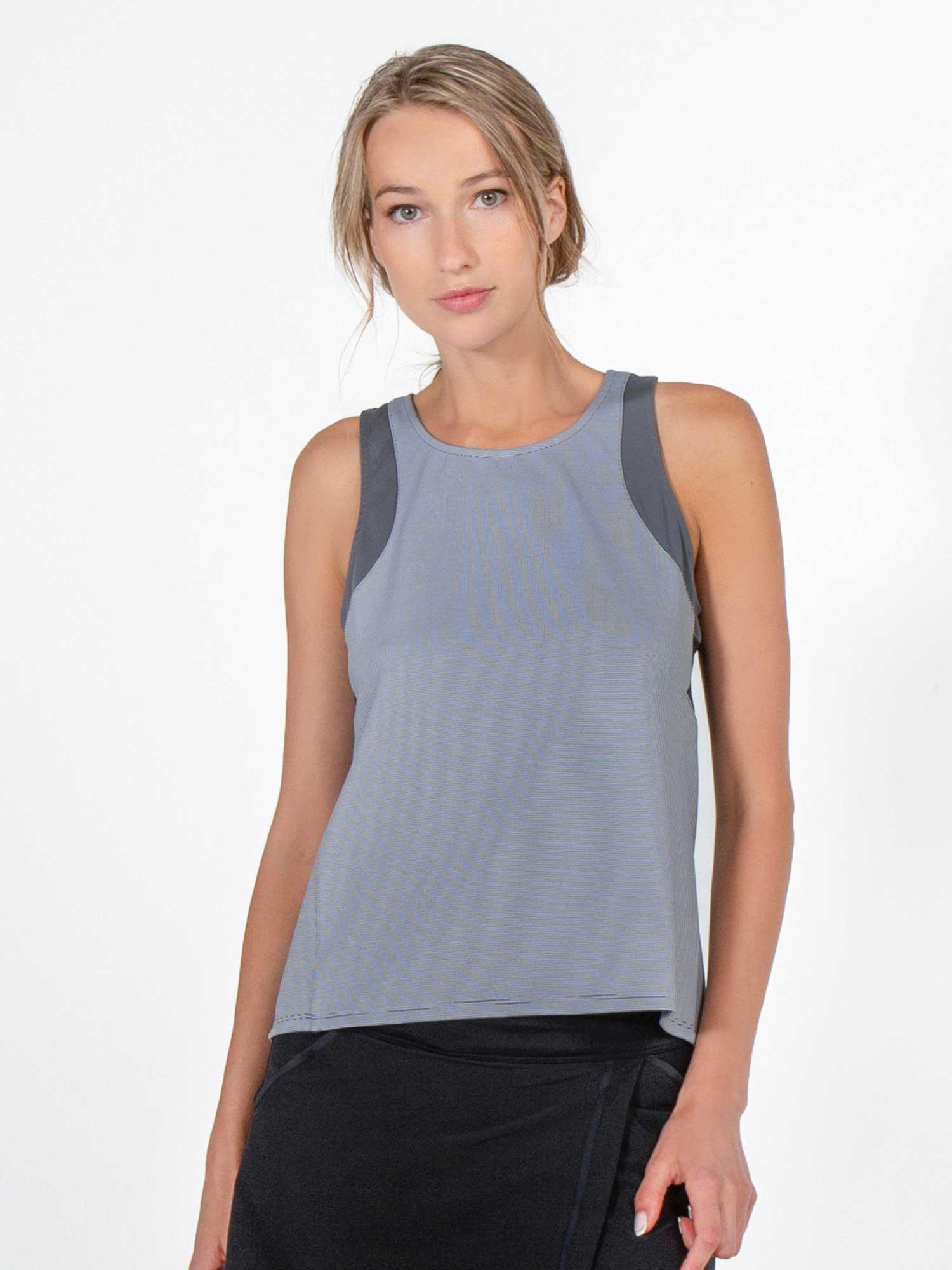 Women's Tennis Clothes Tank Top in Gray by INPHORM