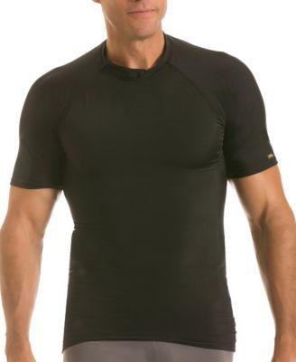 Men's Activewear Raglan Short Sleeve Crewneck T-shirt by INSTASLIM