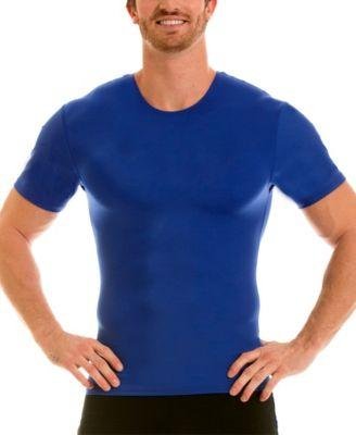 Men's Big & Tall Compression Activewear Short Sleeve Crewneck T-shirt by INSTASLIM