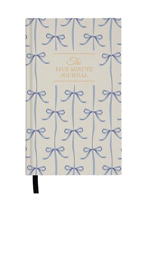 Intelligent Change Five Minute Journal Blue Bow in Blue by INTELLIGENT CHANGE