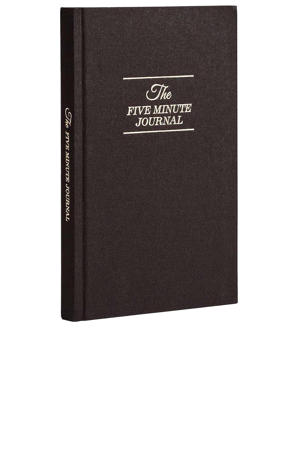 Intelligent Change The Five Minute Journal in Black by INTELLIGENT CHANGE