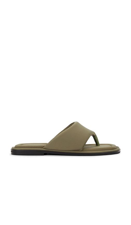 INTENTIONALLY BLANK Seoul Sandal in Olive by INTENTIONALLY BLANK