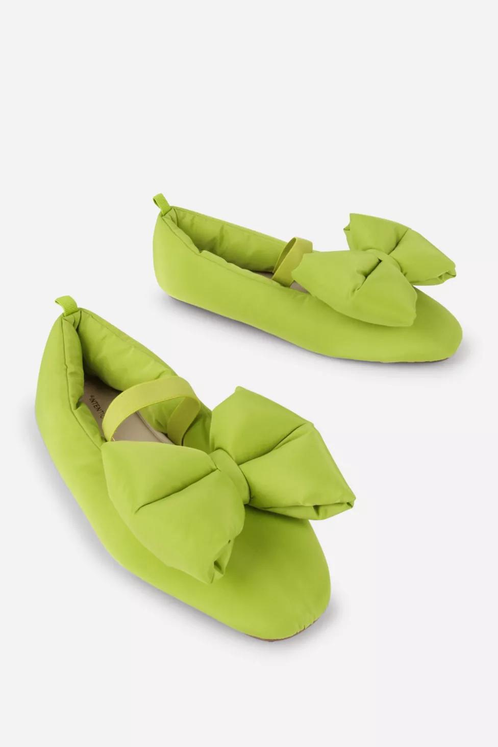 Intentionally Blank KOR Puffer Mary Jane Flat by INTENTIONALLY BLANK