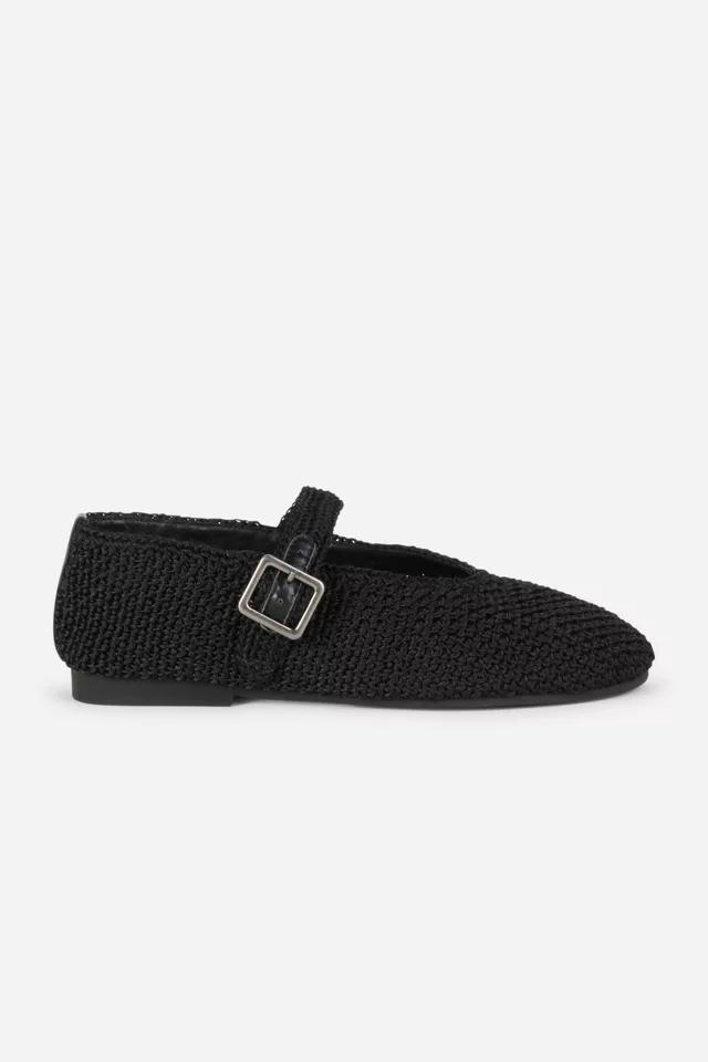 Intentionally Blank Kail Knit Woven Mary Jane Flat by INTENTIONALLY BLANK