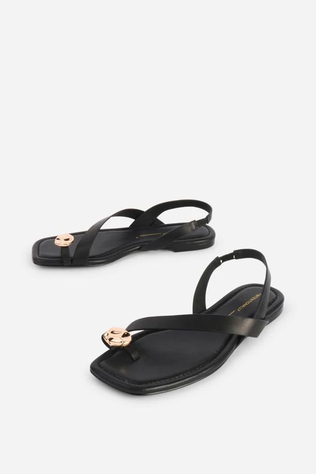 Intentionally Blank Roro Toe Ring Slingback Flat Sandal by INTENTIONALLY BLANK