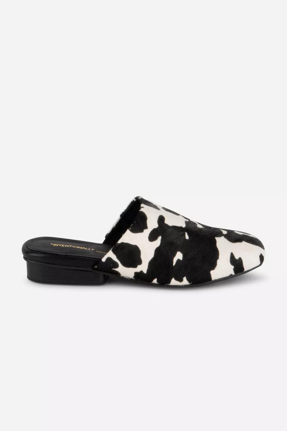 Intentionally Blank Touch Cowhide Slip On by INTENTIONALLY BLANK