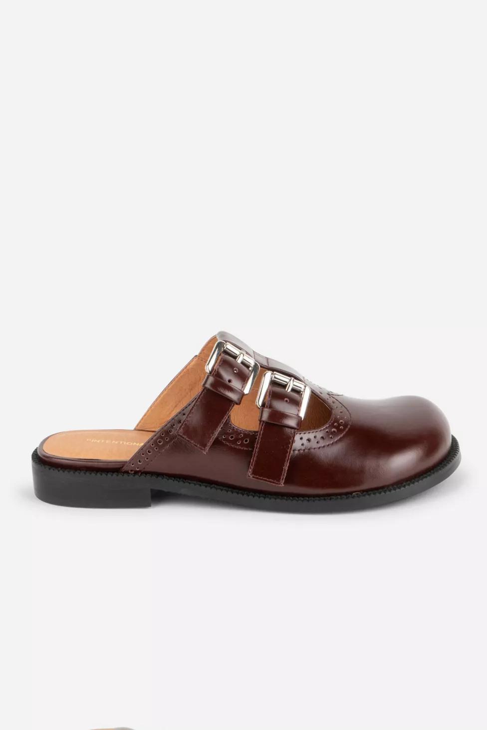 Intentionally Blank Varsity Brogue Mary Jane Mule by INTENTIONALLY BLANK