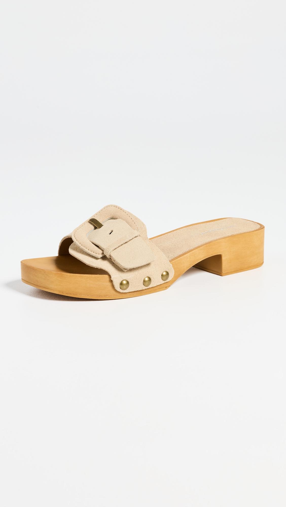 Mar Suede Clogs by INTENTIONALLY BLANK