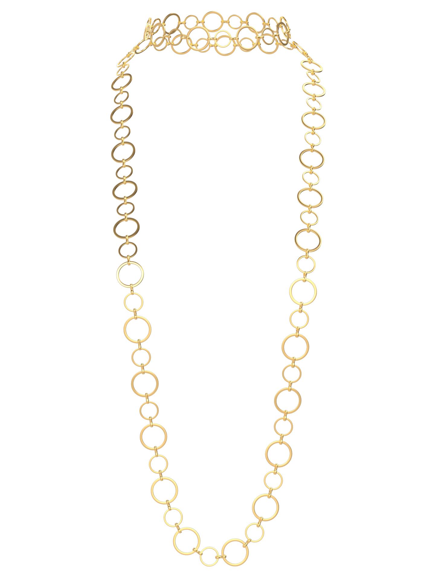 The Gold Link Necklace by INTERPRETATION.JEWELRY The Gold Link Necklace by INTERPRETATION.JEWELRY