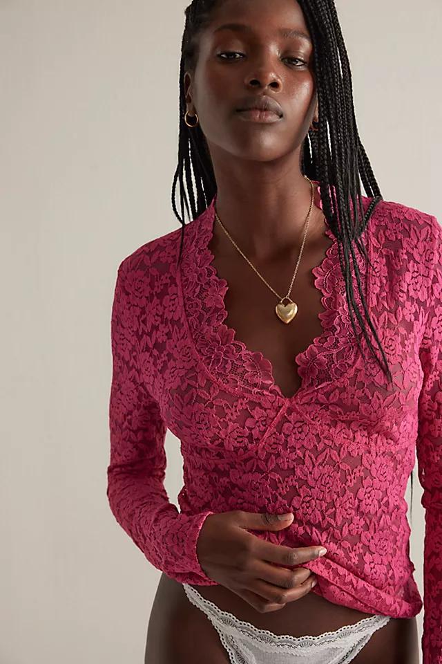 All Day Lace Long Sleeve by INTIMATELY | FREE PEOPLE