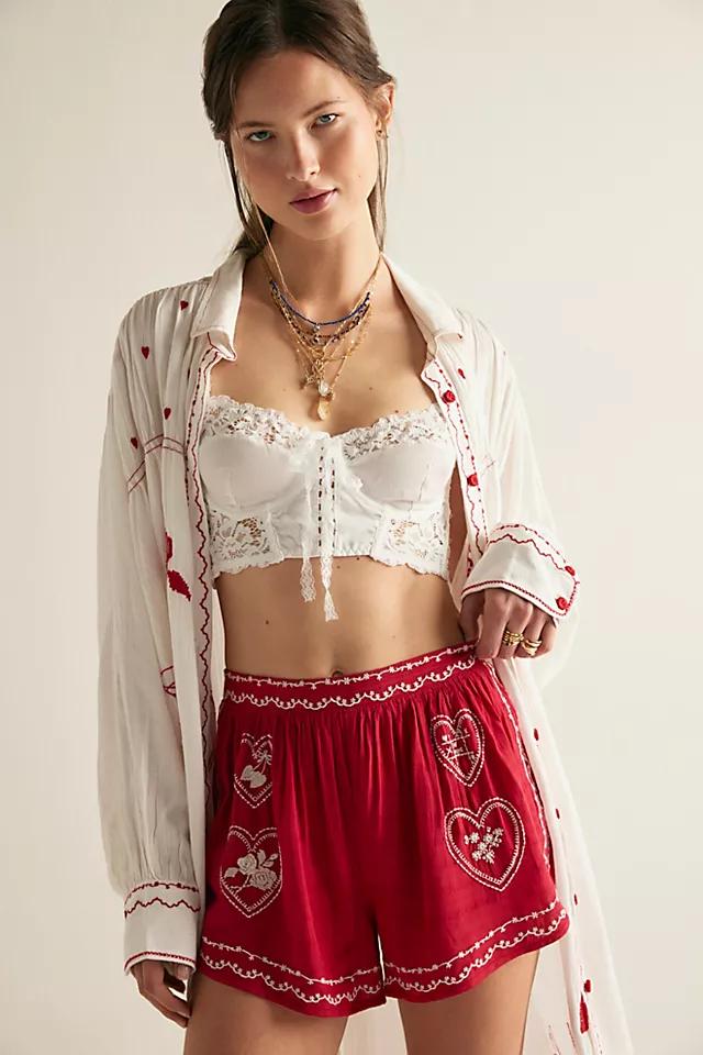 Hopeless Romantic Shorts by INTIMATELY | FREE PEOPLE