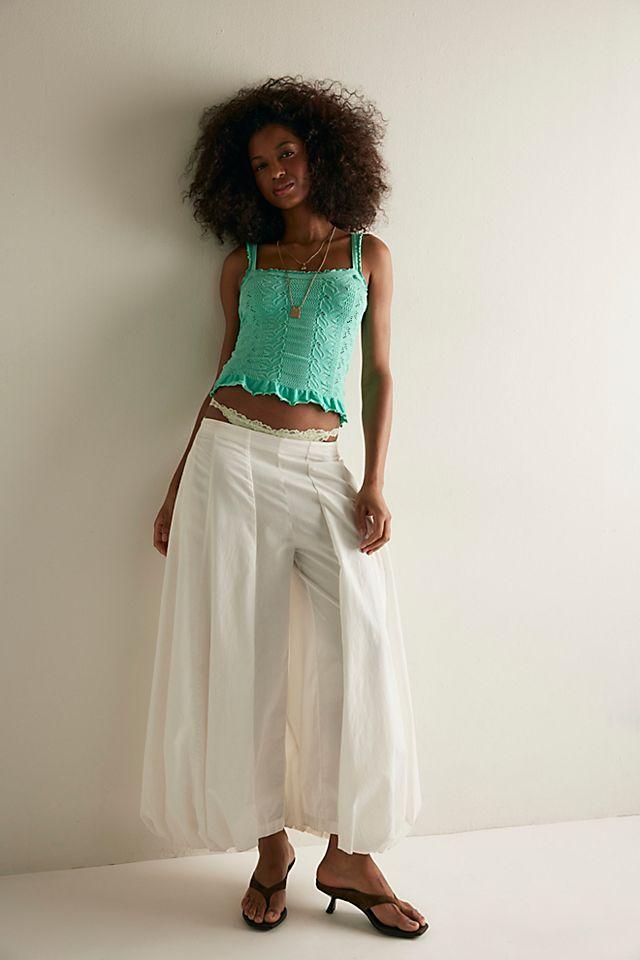 So Soft Frill Square Neck Tank by INTIMATELY | FREE PEOPLE
