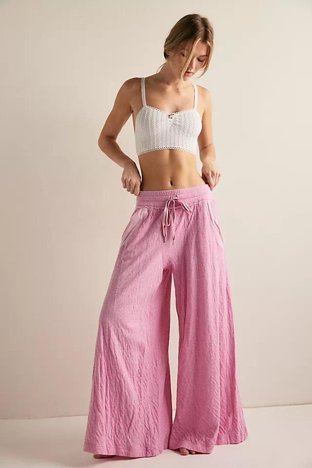 Wait A Minute Wide-Leg Lounge Pants by INTIMATELY | FREE PEOPLE