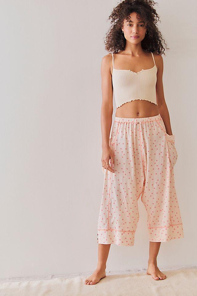 Weekend Feeling Cropped Harem Pants by INTIMATELY | FREE PEOPLE