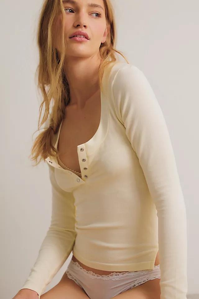 Wide Awake Layering Top by INTIMATELY | FREE PEOPLE