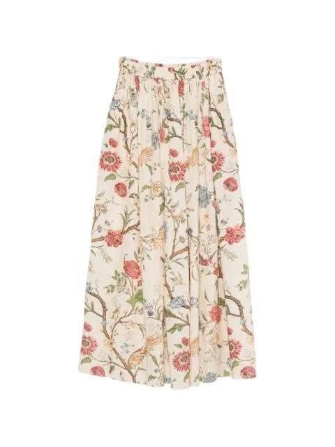 Morris floral-print pallazo pants by INTO THE EAST