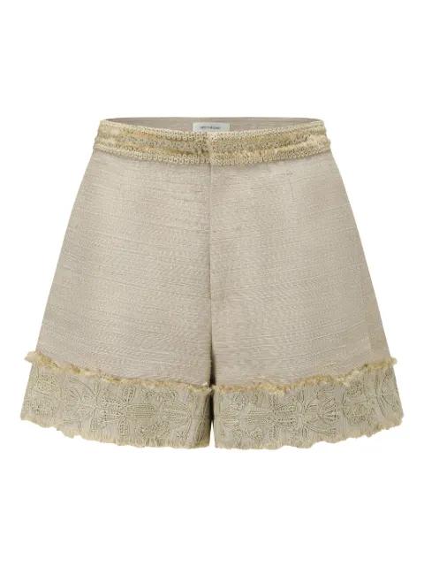 Quercus silk shorts by INTO THE EAST