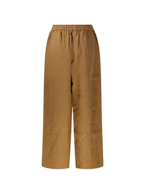 drawstring wide-leg trousers by INTO THE EAST