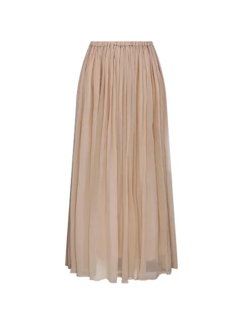 pleated maxi skirt by INTO THE EAST