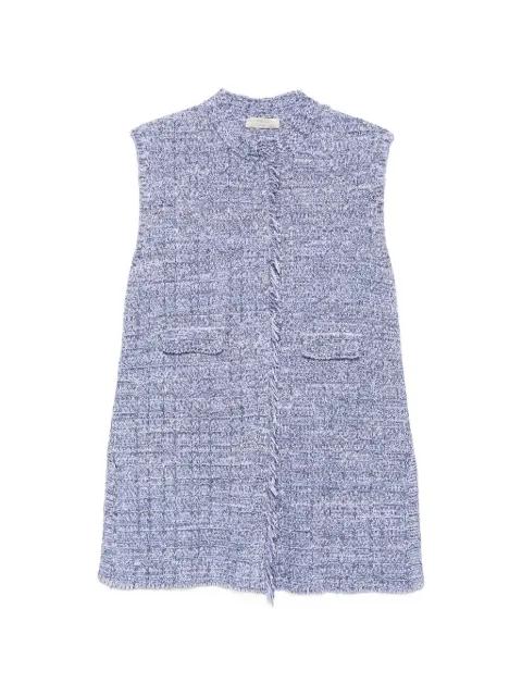 fringe-detail pocket jacket by INTRECCI