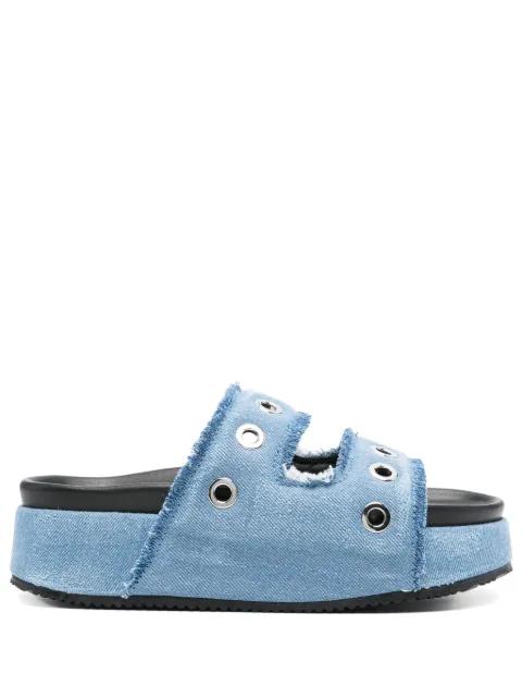denim slides by INUIKII