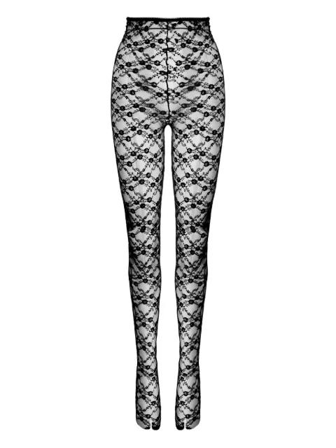 Brody lace-patterned tights by IOANA CIOLACU