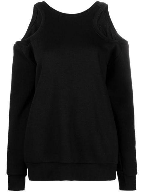 backless cut-out sweatshirt by IOANA CIOLACU
