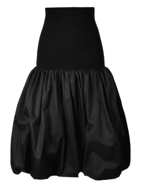 bubble high-waisted midi skirt by IOANA CIOLACU