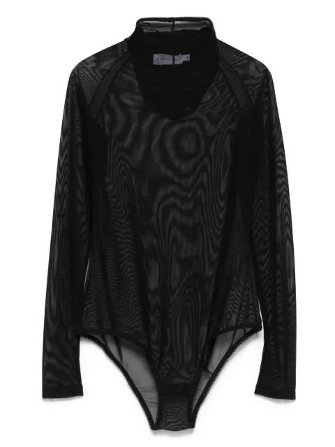 hoodied bodysuit by IOANA CIOLACU