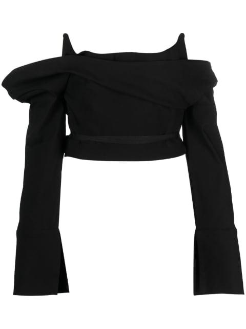 off-shoulder top by IOANA CIOLACU